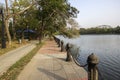 12th March, 2022, RAbindra Sarobar Lake, Kolkata, West Bengal, India: Rabindra Sarobar park formaly known as Dhakuria Lake a