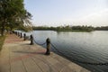 12th March, 2022, RAbindra Sarobar Lake, Kolkata, West Bengal, India: Rabindra Sarobar park formaly known as Dhakuria Lake a