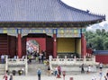 19th of May, 2018: The gate of the Hall of Prayer for Good Harvest at the Temple of Heaven , Beijing, China, Asia
