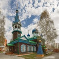 08th of May 2017, Russia, Tomsk, wooden temple of old believers church