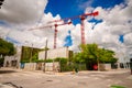 26th and 2nd Wynwood. Downtown Miami construction site future development Royalty Free Stock Photo