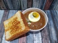 11th Nov 2016, Johor Malaysia.The most popular local food Kacang Pool as Signature Food