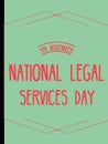 9th November national legal service day November international days