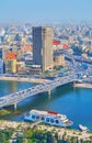 6th of October bridge, Cairo, Egypt Royalty Free Stock Photo