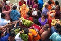 30th October 2022, Kolkata, West Bengal, India. Ritual Done during Chhath Puja at Babu Ghat Royalty Free Stock Photo