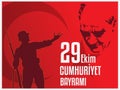 29th October National Republic Day of Turkey, Celebration Graphic Design