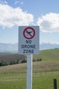 No drone signage.