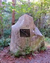 49th Parallel Marker at Galiano Island, BC, Canada