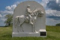 17th Pennsylvania Cavalry Monument, Gettysburg National Military Park, Pennsylvania, USA Royalty Free Stock Photo