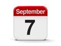 7th September Calendar