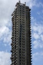 12th September, 2021, Kolkata, West Bengal, India: Under construction high rise building in Kolkata