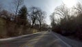 96th St through Central Park Winter Timelapse 4K