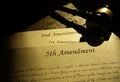 5th 1st and 2nd Constitutional Amendments Royalty Free Stock Photo