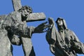 6th Station of the Cross, Veronica wipes the face of Jesus, basilica Assumption of the Virgin Mary in Marija Bistrica, Croatia