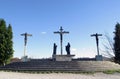 12th Stations of the Cross, Jesus dies on the cross, basilica Assumption of the Virgin Mary in Marija Bistrica, Croatia