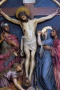 12th Stations of the Cross, Jesus dies on the cross, Basilica of the Sacred Heart of Jesus in Zagreb