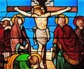 12th Stations of the Cross, Jesus dies on the cross Royalty Free Stock Photo