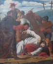 9th Stations of the Cross, Jesus falls the third time