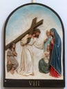 8th Stations of the Cross, Jesus meets the daughters of Jerusalem