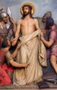 10th Stations of the Cross, Jesus is stripped of His garments Royalty Free Stock Photo