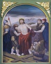 10th Stations of the Cross, Jesus is stripped of His garments Royalty Free Stock Photo