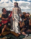 10th Stations of the Cross, Jesus is stripped of His garments Royalty Free Stock Photo