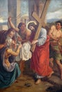 6th Stations of the Cross, Veronica wipes the face of Jesus