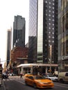 44th Street in midtown Manhattan Royalty Free Stock Photo