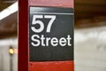 57th Street Subway - New York City