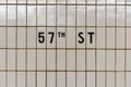 57th Street Subway - New York City