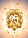 95th Year Anniversary Background Royalty Free Stock Photo