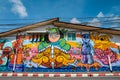 Street Art in all area of Tha Sala district on Graffiti Project