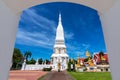Tha Uthen Pagoda Of Phra That Tha Uthen Temple In Tha Uthen District, Nakhon Phanom, Thailand