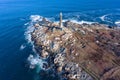 Thacher Island Lighthouse, Cape Ann, Massachusetts Royalty Free Stock Photo