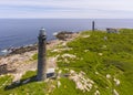 Thacher Island Lighthouses, Cape Ann, MA, USA