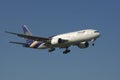 Thai Airways 777 approach for landing