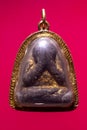 Thai Amulet isolate on a white background. Name Royalty Free Stock Photo