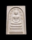 Thai Amulet isolate on a white background.