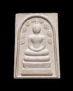 Thai Amulet isolate on a white background. Royalty Free Stock Photo