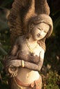 Thai angel art in Chacheongsao Royalty Free Stock Photo