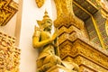 Thai angel statue in Wat Ban Den Royalty Free Stock Photo