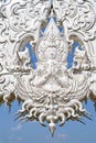 Thai angel statue.Wat Rong Khun,Chiang Rai,Thailand. Royalty Free Stock Photo