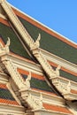 Thai Architectural Roof of Temple Royalty Free Stock Photo
