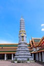 Thai architecture in Wat Pho at Bangkok, Thailand Royalty Free Stock Photo