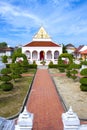 Thai architecture in Wat Pho public temple Royalty Free Stock Photo