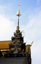 Thai art movable throne at Wat Phra That Doi Suthep, Chiang Mai Royalty Free Stock Photo