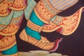Thai arts paintings Royalty Free Stock Photo