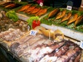 Thai asian seafood market rare invertebrates Royalty Free Stock Photo