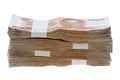 Thai Baht money : a stack of 1000 banknotes Royalty Free Stock Photo