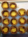 THAI bakery like pie or egg tart with yellow creme